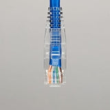 ICC ICPCSY07BL CAT6 Slim Clear Boot Patch Cord, 7', 10-Pack, Blue
