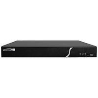 Speco H24HRLN 4K Ultra HD-TVI 24-Channel Hybrid DVR, 24TB HDD, Black