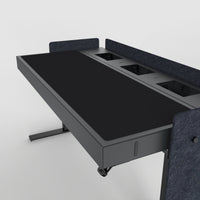 Heckler H902-4166 6U Lectern Deskpad - Charcoal