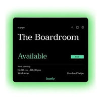 Humly HUM1002 Room Scheduling Display Bulk Pack, 6 Pieces