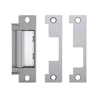 HES 4500C-12/24-630-LBSM Electric Strike with Latchbolt Strike Monitor, 12/24VDC, 0.24/0.12 Ampere, 1-3/8" Depth, with Faceplate, Satin Stainless Steel