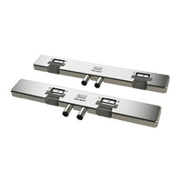 HES 9200N-613E-LMS Grade 1 Field Selectable Electric Strike for Glass Double Doors with Vertical Rods, 12/24VDC, Dark Oxidized Bronze Finish, Pair