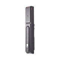 HES KS200-S-IPS-B KS Series Server Cabinet Lock, Wiegand, Swing Handle, HID multiCLASS SE Technology, Black