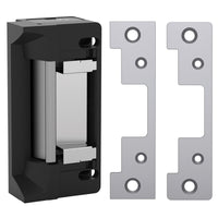 HES 5200C-12/24D-630 Door Electric Strike with Faceplate, 12/24VDC, 0.24/0.12A, 1500 lb Static Load, Satin Stainless Steel