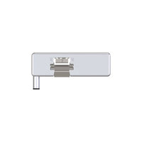 HES 9100R-629-LM 9100 Series Surface Mounted Electric Strike, Latchbolt Monitoring, Right Hand, Bright Stainless Steel