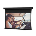 Da-Lite 14137 Tensioned Professional Electrol Electric Projection Screen, Ceiling / Wall Mounted with Wooden Case and Trim, 16:9 HDTV, HD Progressive 1.1 Contrast, 120V, 220" Screen, TAA Compliant