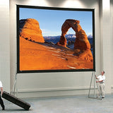 Da-Lite 92094 Heavy-Duty Fast-Fold Deluxe Portable Projection Screen Floor Standing Screen, 16:9 HDTV, HD Rental, 245" Screen, TAA Compliant