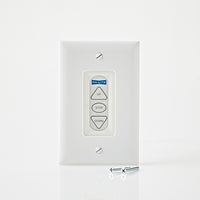 Da-Lite DL16622 Smart Low Voltage Wall Switch, White