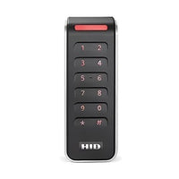 HID 20KNKS-00-00039H Signo 20K Contactless Smartcard Keypad Reader, Pigtail Connection, Standard Profile, 00039H Configuration, Black with Silver Trim