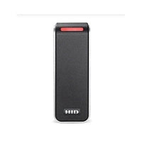 HID 20NKS-01-00018C Signo 20 Contactless Smart Card Reader with Pigtail Connection, Mobile Ready, Mullion Mount, Black with Silver Trim