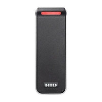 HID 20NKS-01-000M04 Signo 20 Reader with Pigtail Connection, Seos Profile, Black with Silver Trim