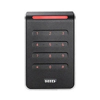 HID 40KNKS-00-00026M Signo 40K Pigtail Keypad Reader with Standard Profile, Black Bezel/ Silver Trim Baseplate