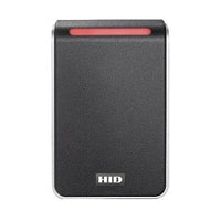 HID 40NKS-00-00TALC Signo 40 Contactless Smartcard Reader with Pigtail Connection, Standard Profile, Black with Silver Trim