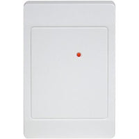 HID 5395CW100 ThinLine II Proximity Reader with Wiegand Output, Pigtail, Beep On, LED Normally Red, Reader Flashes Green on Tag Read, Classic White