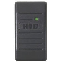 HID 6008B2B07 ProxPoint Plus Proximity Reader with Clock and Data Output, Pigtail, Beep Off, LED Normally Off, Host Must Flash Red and/or Green, Designer Charcoal Gray
