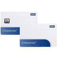 HID 40420101B Crescendo 4000 FIDO Contactless-Only Smart Card, CUID Marked, SEOS and Prox Matching, Blank
