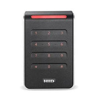 HID 40KNKS-00-009BUF Signo 40K Series Contactless Smart Card Keypad Reader, Wall Mount, Mobile Ready, Black/Silver