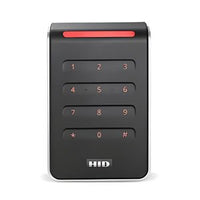 HID 40KNKS-00-0001K4 Signo 40K Keypad Smart Card Reader, Standard Profile, Pigtail Connection, Mobile Ready, Black / Silver