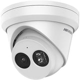 Hikvision DS-2CD2343G2-IU Value Series AcuSense 4MP Turret IP Camera with Built-In Microphone, 2.8mm Fixed Lens, White, (Replaces DS-2CD2343G0-I(2.8MM))