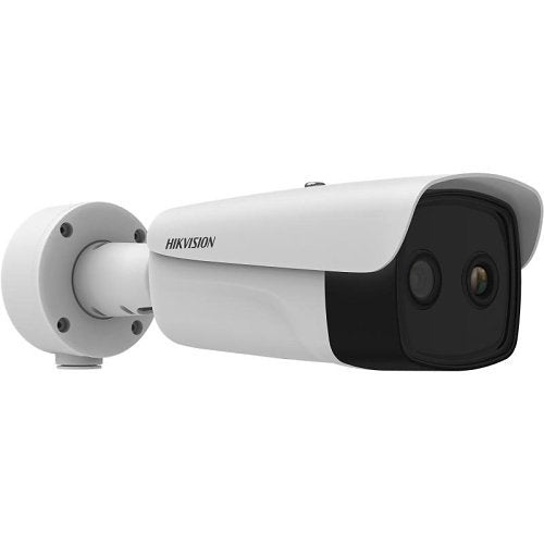 Hikvision DS-2TD2637-15/QY Bullet Series Thermal and Optical Bi-Spectrum IP Bullet Camera with 15mm Focal Lenght, White