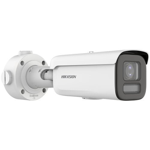 Hikvision DS-2CD3648G2T-LIZS ColorVu Smart Hybrid Light 4MP Dual Illumination Bullet IP Camera, 2.7-13.5mm Motorized Varifocal Lens, White