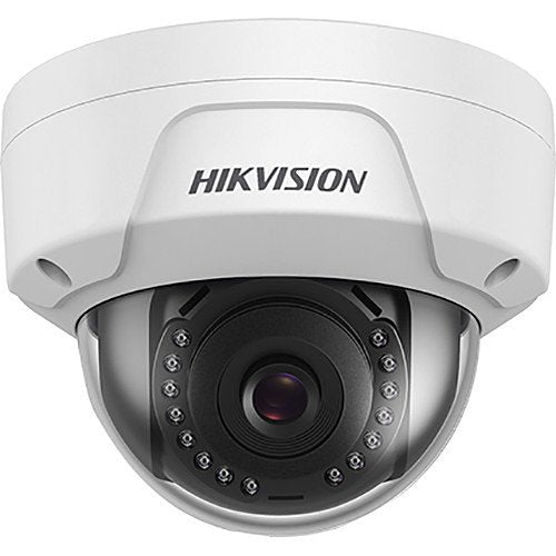 Hikvision ECI-D14F Value Express Series 4MP Outdoor IR Dome IP Camera, 2.8mm Fixed Lens, White