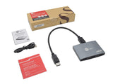SIIG CE-DP0S11-S1 1x3 DisplayPort 1.4 to DisplayPort MST Splitter (CE-DP0S11-S1)