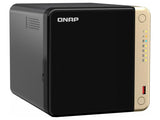 QNAP TS-464-8G-US TS-464 4-BAY HIGH-PERFORMANCE Desktop NAS. Intel 4C/4T Processor, Burst Up to 2.9GHz with 8GB DDR4 RAM (ON-BOARD, Non Expandable), 2 X 2.5GbE