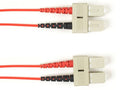 Black Box FOLZH62-SCSC-RD-13 62.5 MM FO Patch Cable Duplx, Lszh, RED, Scsc, 13 Feet (4 Meters)