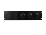 Havis C-LP3-BL2 Console Accessory Bracket KIT with 3 Lighter PLUG Outlets and 2 Blanks for Rectangular Accessories