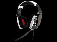 Thermaltake HT-SHK002ECWH Tt eSPORTS SHOCK Foldable Professional Gaming Headset 40mm Built-in Bass Drivers Noise-Cancelling MIC White HT-SHK002ECWH