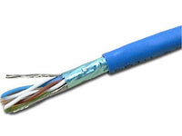 Weltron T2404L5ESH-BL 1000FT BLUE CAT5E SOLID SHIELDED CABLE