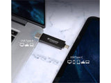 Transcend TS256GESD310C 256GB, External SSD, ESD310C, USB 10Gbps, Type C/A , Black