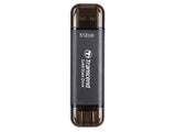 Transcend TS512GESD310C 512GB, External SSD, ESD310C, USB 10Gbps, Type C/A, Black