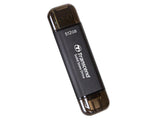 Transcend TS512GESD310C 512GB, External SSD, ESD310C, USB 10Gbps, Type C/A, Black