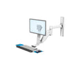 GCX WMS-0004-03 Wall Mount System, Adjustable Height, 14 Extension, Vesa, Keyboard