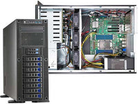 MiTAC B5642F65TV8E2H-G 1S Deskside AI server supporting multiple GPU cards
