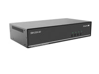 SmartAVI SM-D2H-4D-S DisplayPort In, 4-Port, Dual-Head, HDMI Out KVM Switch with USB 2.0 and Audio Support. D2H-4P-DUO, PS12VD2A