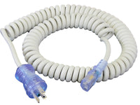 HAT Design Works CPC-C13 10 Coiled Powder Cord w/C13 Outlet End