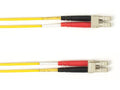 Black Box FOLZH10-LCLC-YL-82 10 MM FO Patch Cable Duplx, Lszh, Yellow, Lclc, STST 82 FT(25M)