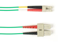 Black Box FOLZH10-SCLC-GR-10 10 MM FO Patch Cable Duplx, Lszh, Gray, Sclc, 10 Feet (3M)