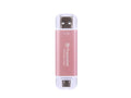 Transcend TS1TESD310P 1TB,USB External SSD, ESD310P, USB 10Gbps, Type C/A,Pink