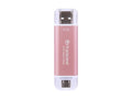 Transcend TS2TESD310P 2TB,USB External SSD, ESD310P, USB 10Gbps, Type C/ A,Pink