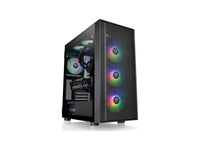 Thermaltake CA-1T9-00M1WN-01 H570 TG ARGB Black ATX Mid Tower Computer Case