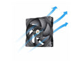 Thermaltake CL-F155-PL12BL-A SWAFAN GT 12 Cooling Fan, 3 Types of Swappable Blades (High Static Pressure/High Airflow/Reversed), 120mm