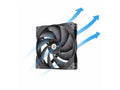 Thermaltake CL-F157-PL14BL-A SWAFAN GT 14 Cooling Fan, 3 Types of Swappable Blades (High Static Pressure/High Airflow/Reversed), 140mm