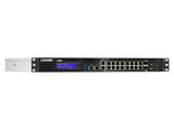 QNAP QGD-1602-C3558-8GB-US 16- Port Switch, Intel Atom C3558 4C 2.2 GHz Processor, 8GB DDR4 Sodimm RAM (2 X Sodimm Slot Max 64GB) NAS