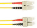 Black Box FOCMRSM-SCSC-YL-17 SM FO Patch Cable Duplx, PVC, Yellow, Scsc, 17 Feet