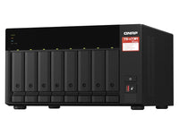 QNAP TS-873A-SW5T-US Desktop 8-BAY Nas/iscsi IP-SAN, AMD Ryzen V1000 Series V1500B 4C/8T 2.2 GHz, 8GB RAM, Two 2.5GbE, 10G-READY Bundled with QSW-1105-5T 2.5GbE X 5