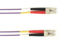 Black Box FOCMRM4-LCLC-VT-6 OM4 MM FO Patch Cable Duplx, Pvc,violet, LCLC 6 FT
